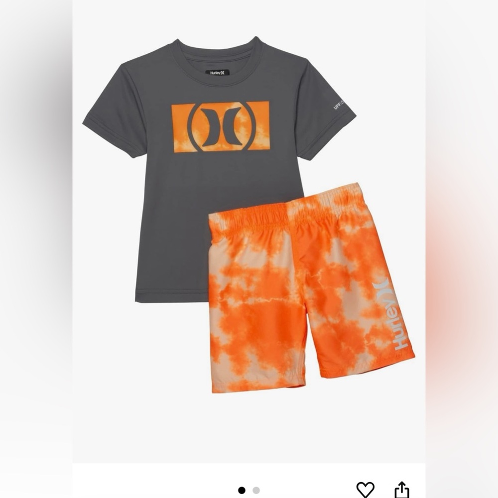 Hurley 2 piece swim set